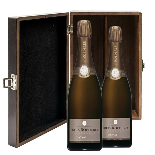 Louis Roederer Brut Vintage 2015 75cl Double Luxury Gift Boxed Champagne
